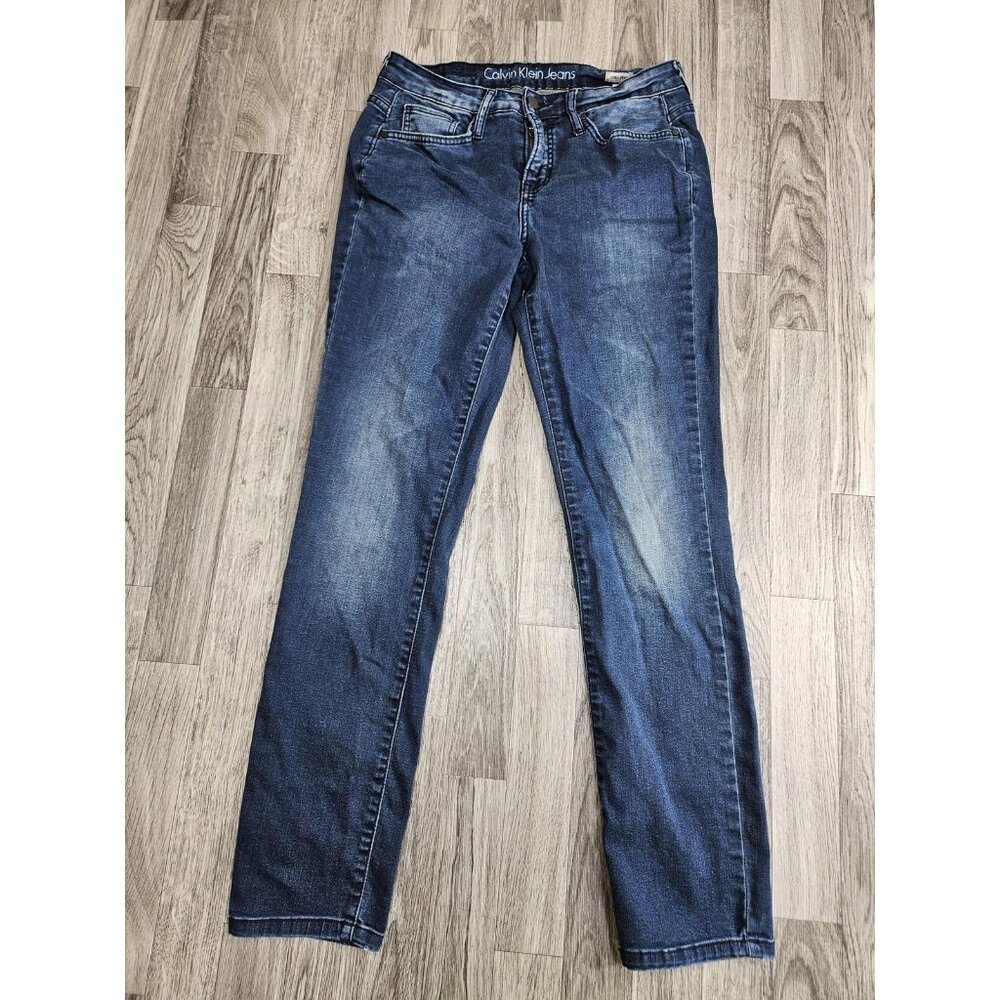 Calvin‎ Klein Jeans Skinny Jeans Womens 28 Blue Curvy Stretch Denim Medium Wash